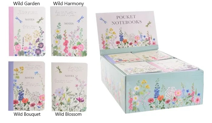 Wild Harmony A6 Notebook - Asst