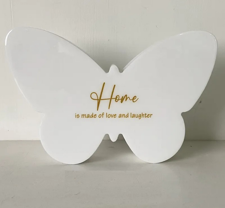 Majestic Butterfly Plaque - Home