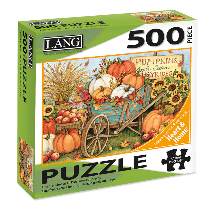 LANG 'Harvest Wheelbarrow' Jigsaw Puzzle - 500 Piece