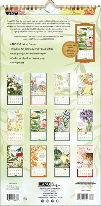 Vertical Wall Calendar LANG 2025 - Abundant Friendship