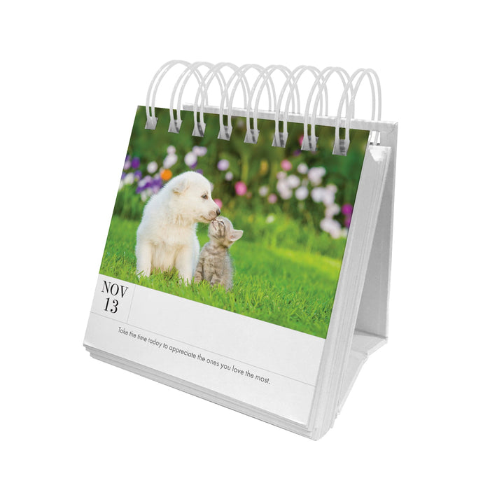 Puppy Perpetual Desk Calendar