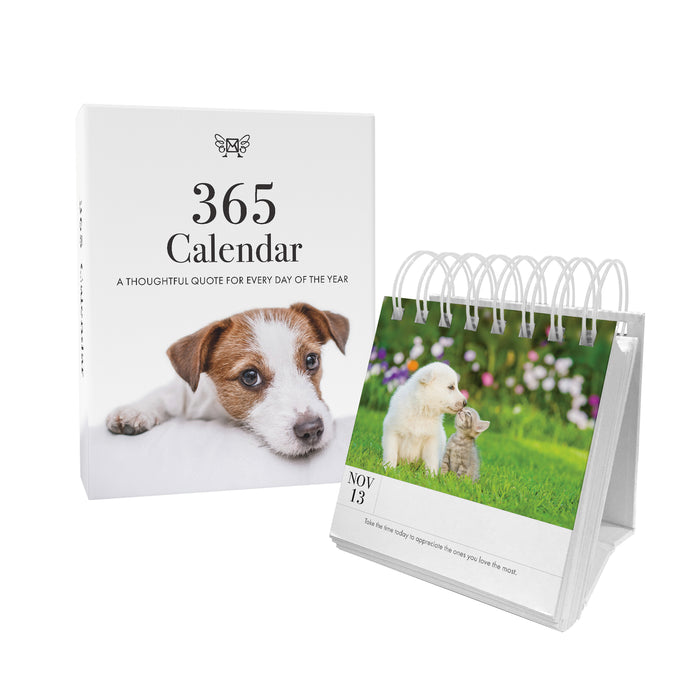 Puppy Perpetual Desk Calendar