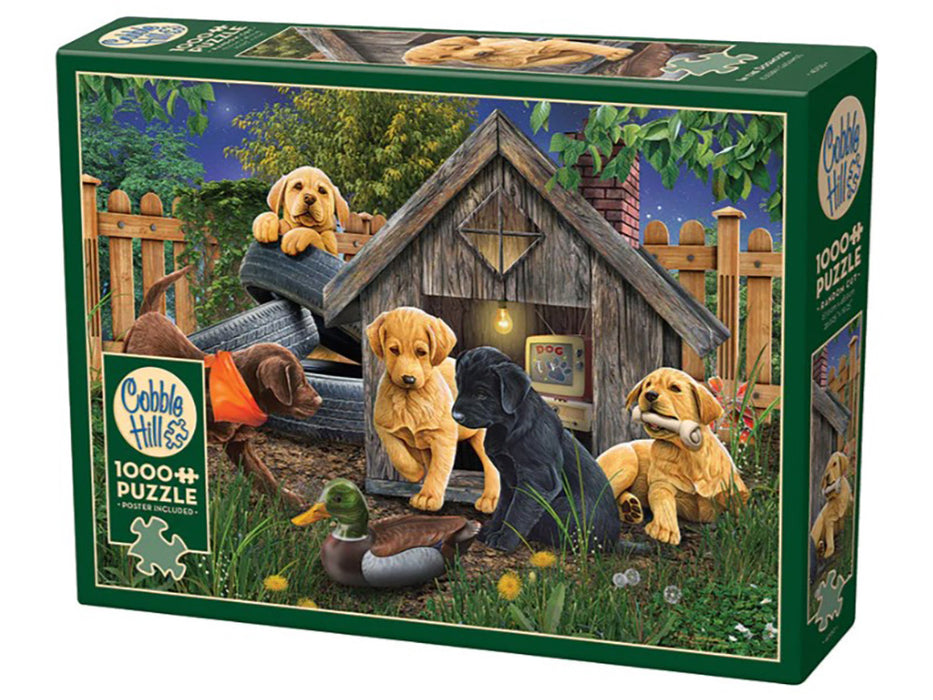 Cobble Hill 'In The Doghouse' Jigsaw Puzzle - 1000 Piece