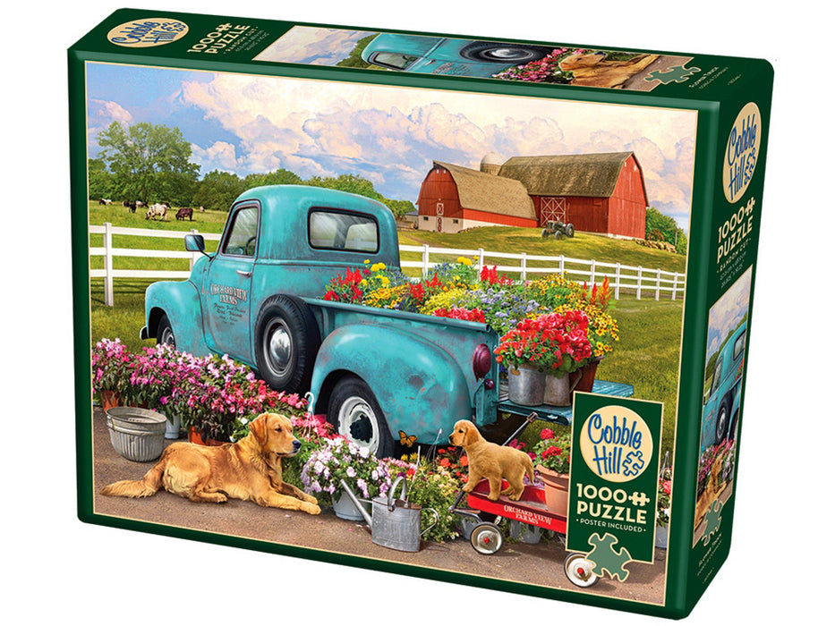 Cobble Hill 'Flower Truck' Jigsaw Puzzle - 1000 Piece