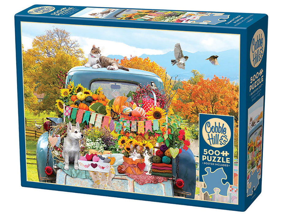 Cobble Hill 'Country Truck In Autumn' Jigsaw Puzzle - 500 Piece