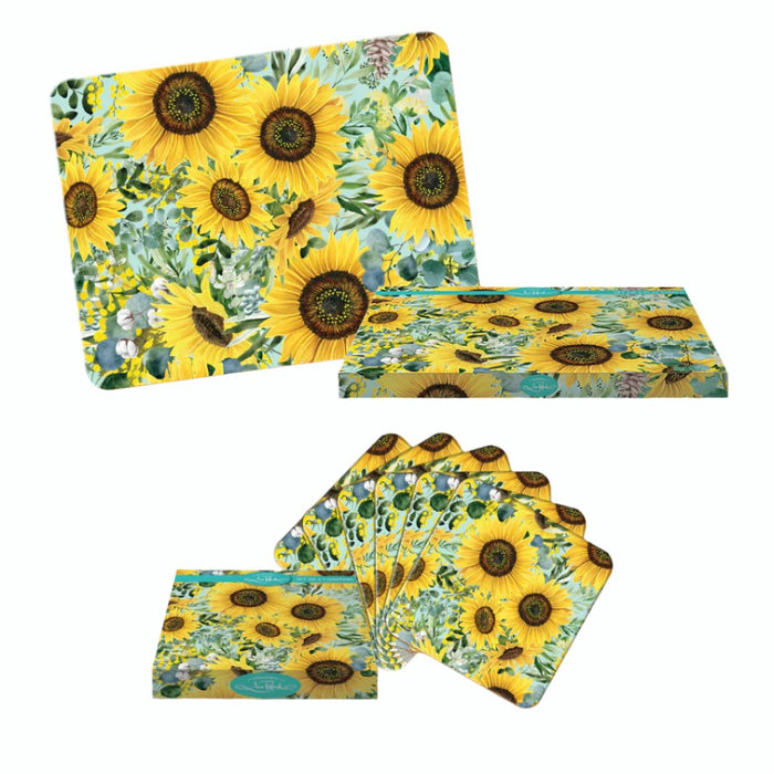 Lisa Pollock Bee Sunny Coasters - Set/6