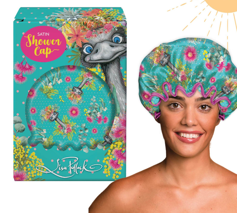 Lisa Pollock Satin Shower Caps - Asst