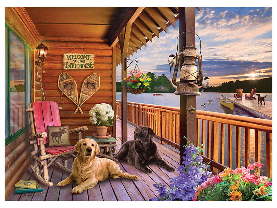 Cobble Hill 'Welcome To Lake House' Jigsaw Puzzle - 1000 Piece