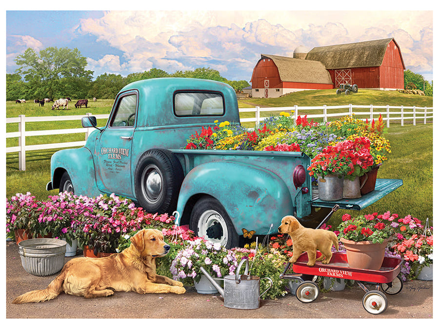 Cobble Hill 'Flower Truck' Jigsaw Puzzle - 1000 Piece