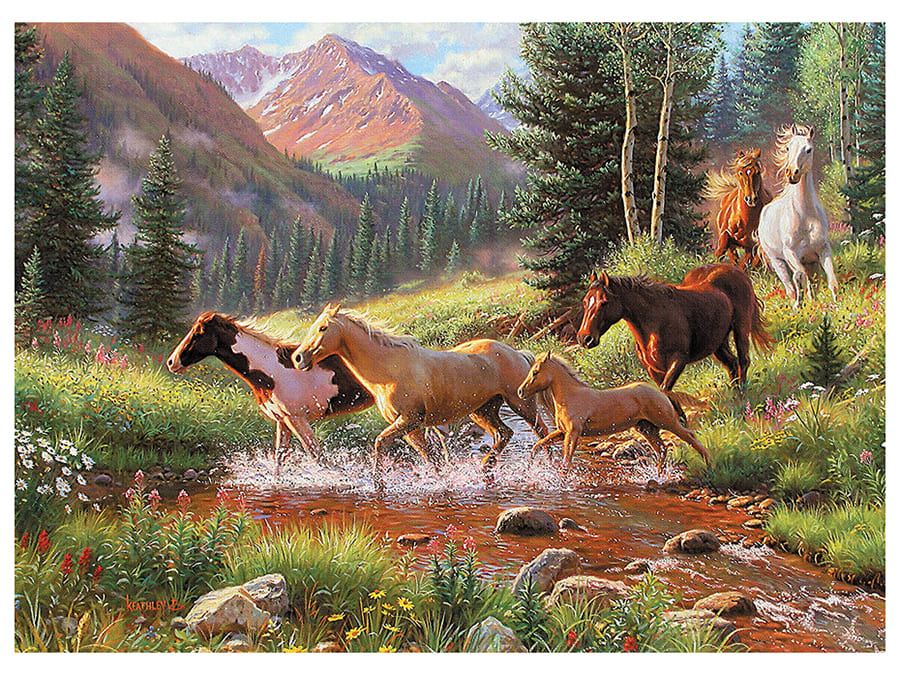 Cobble Hill 'Mountain Thunder' Jigsaw Puzzle - 1000 Piece