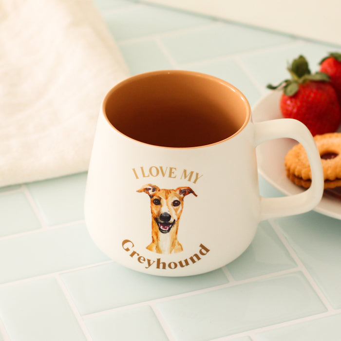 I Love My Pet Mug - Greyhound