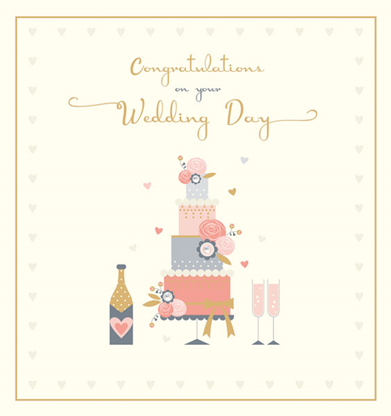 Cake and Champagne Card