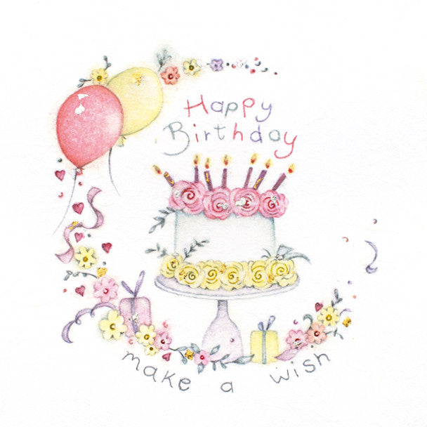 Happy Birthday - Cake Card