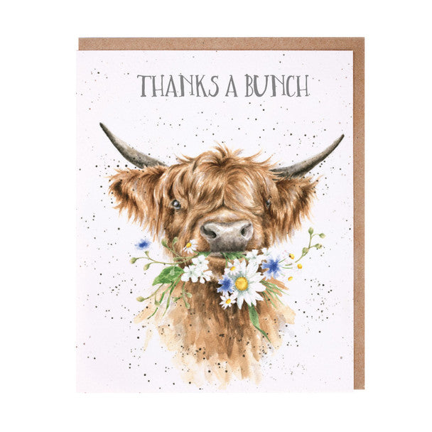 Wrendale Designs Card - Thanks A Bunch