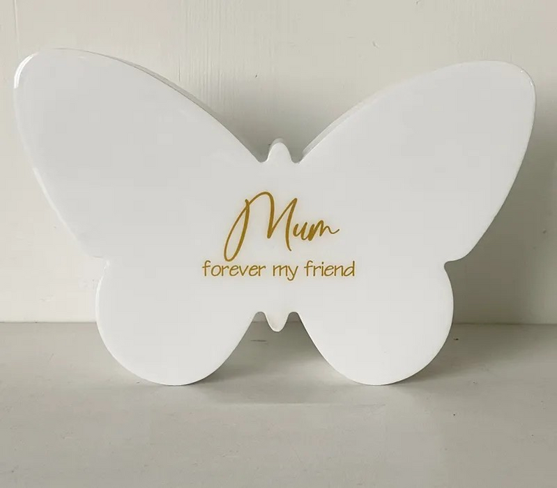 Majestic Butterfly Plaque - Mum