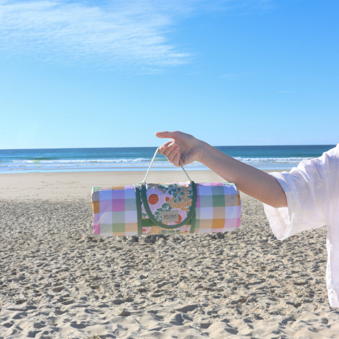 Spring Floral Picnic Rug