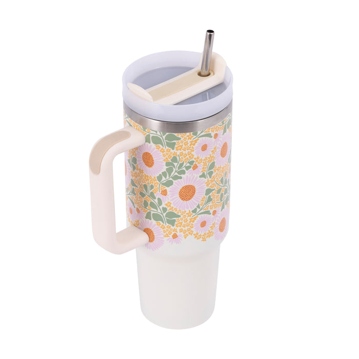 Spring Floral Insulated Tumbler