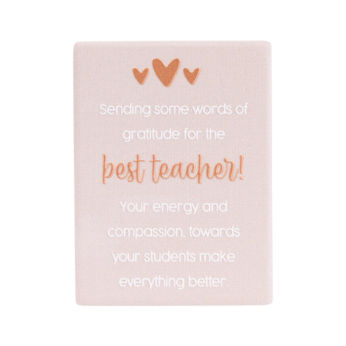 Teacher Ceramic Magnet - Gratitude